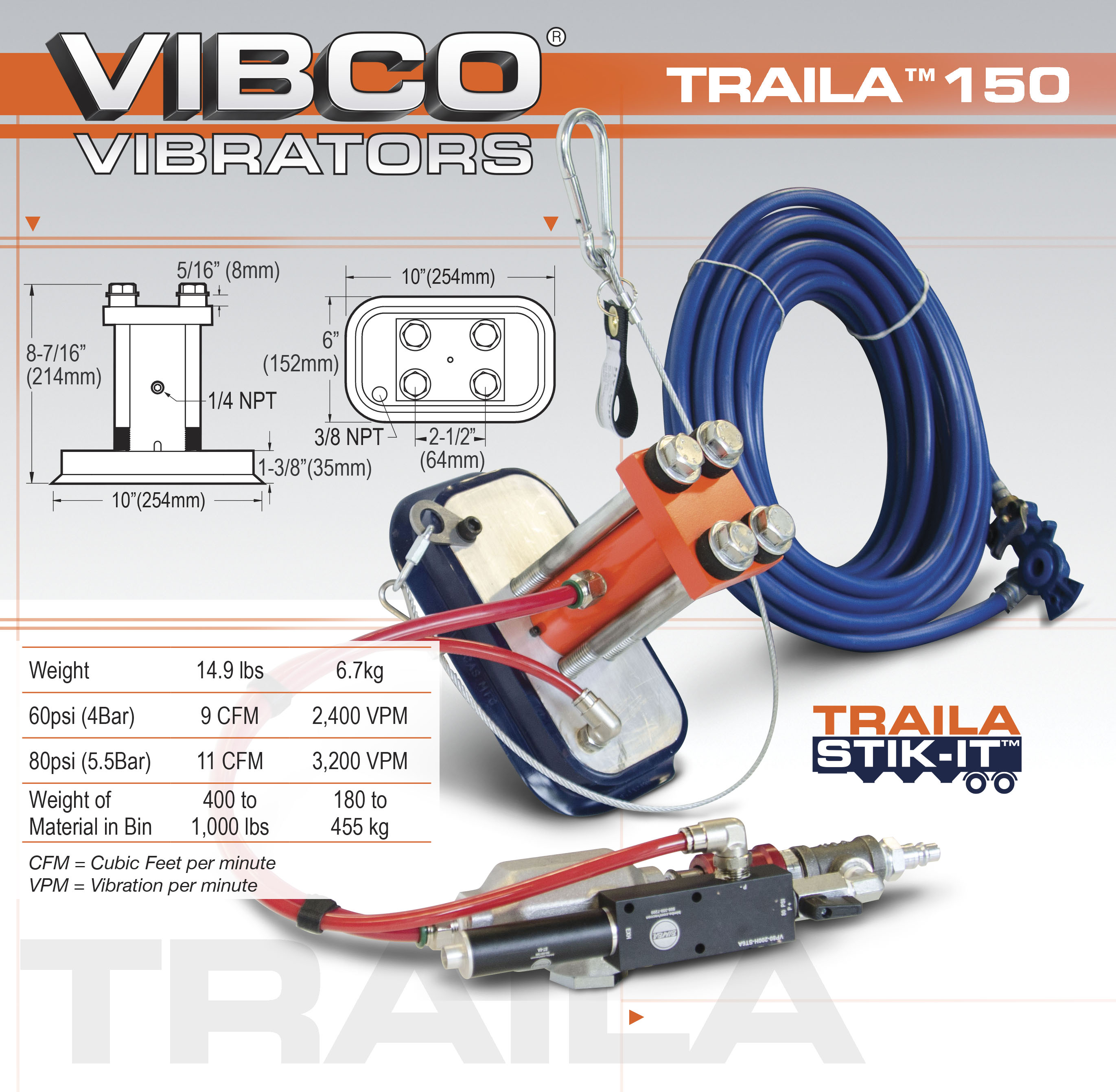 HLF700 Hydraulic Vibrator