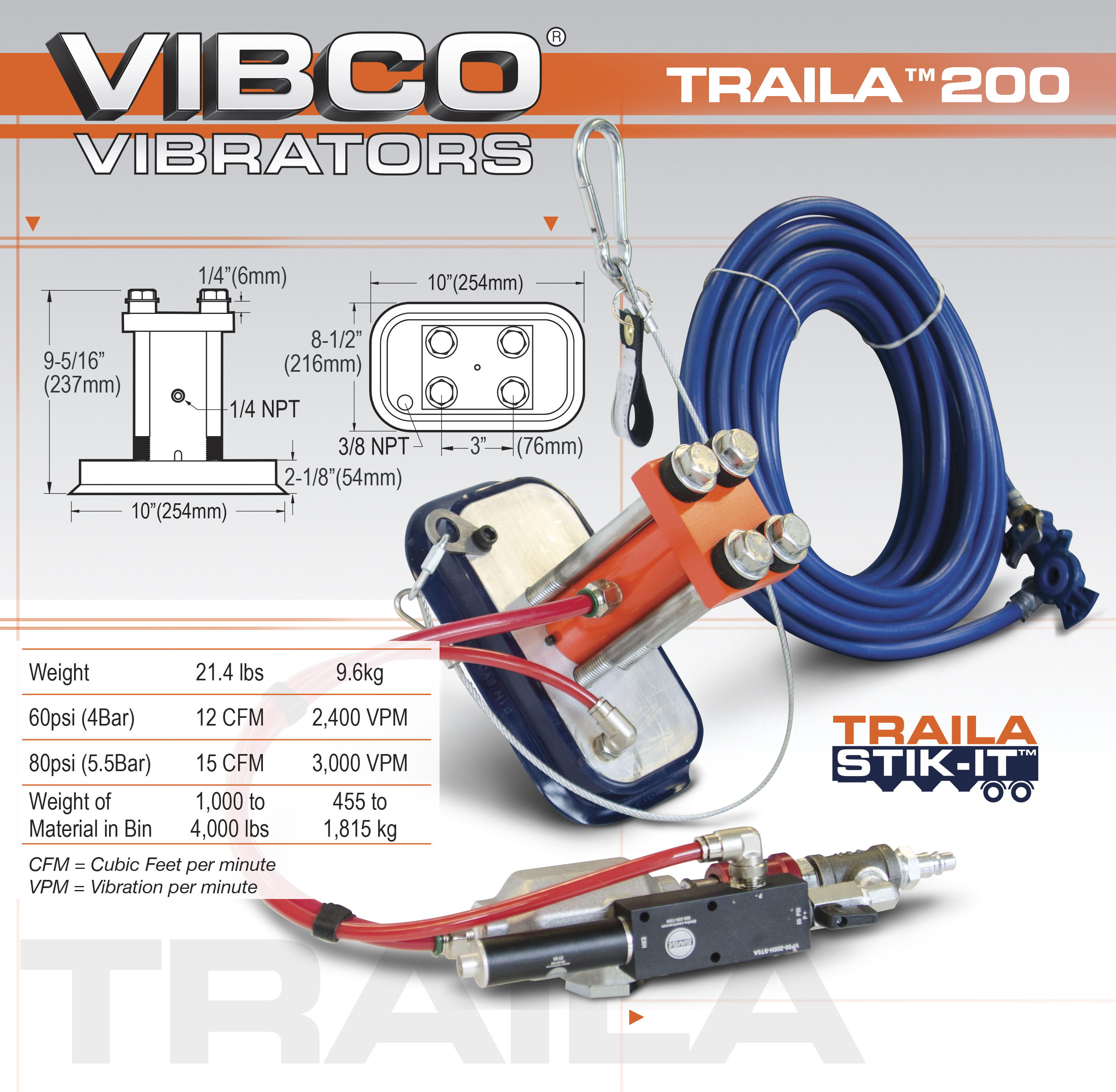 HLF700 Hydraulic Vibrator